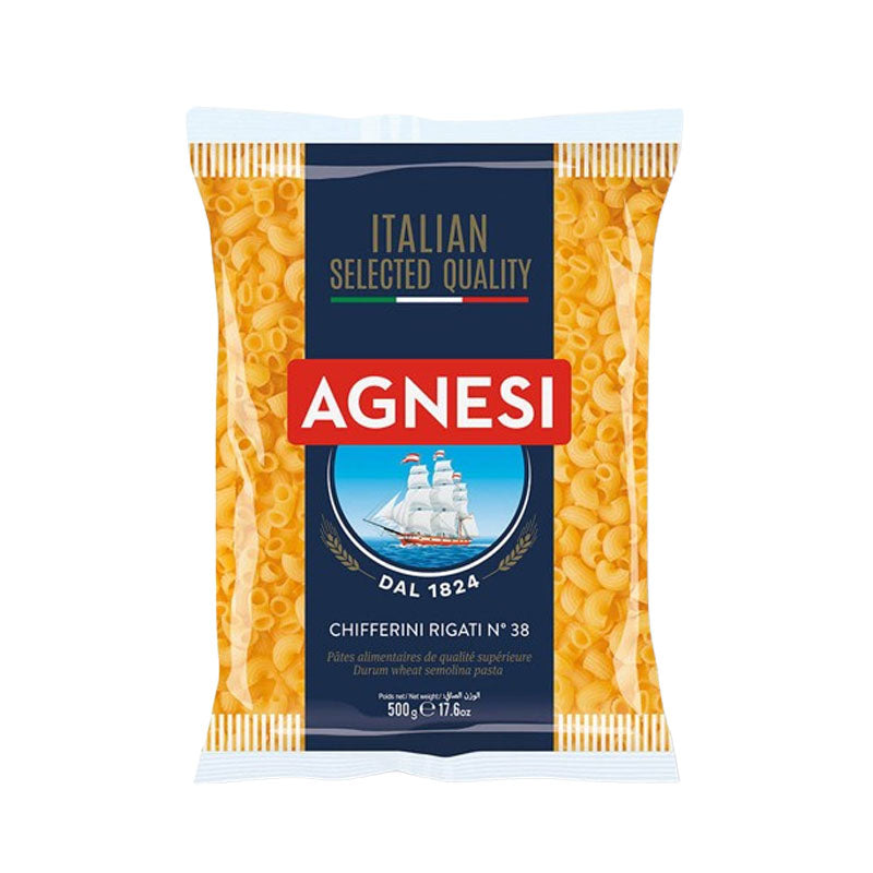Agnesi Chifferini Rigati No. 38 500g