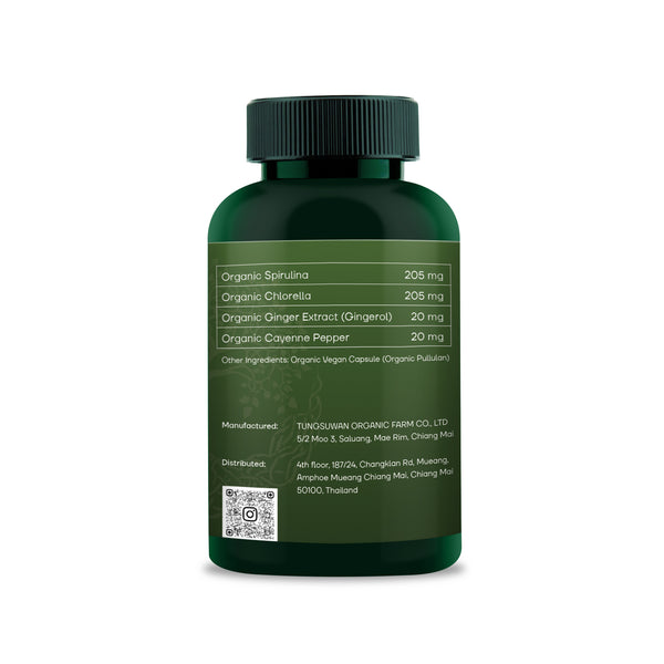 DRUNETIC - Organic Spirulina & Chlorella Detox Supplement | Natural Liver & Digestive Support