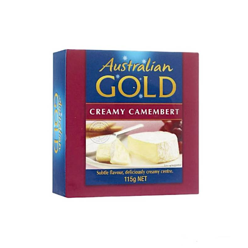 Australian Gold Creamy Camembert Cheese 115g – Velvety & Rich