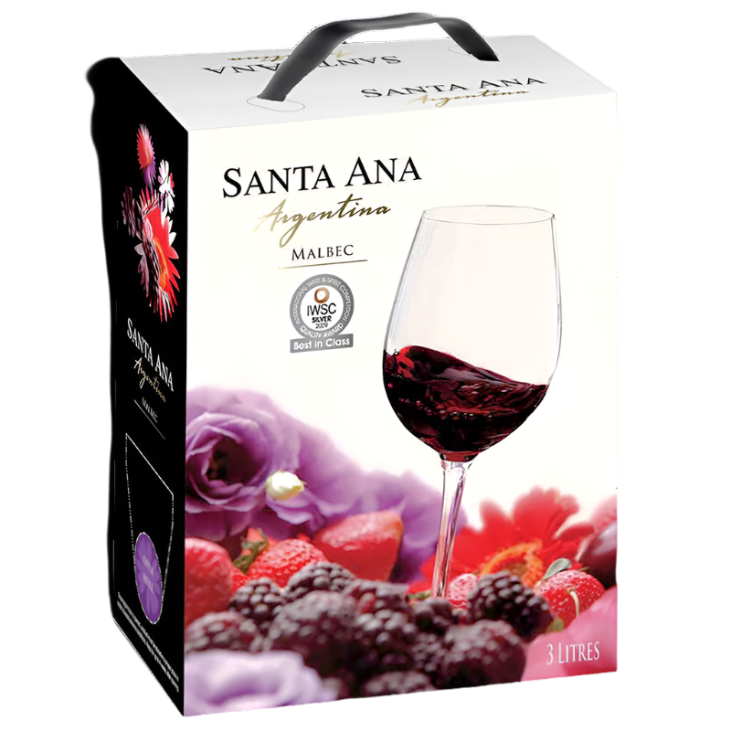 ວາຍ BIB SANTA ANA MALBEC Argentina 3L