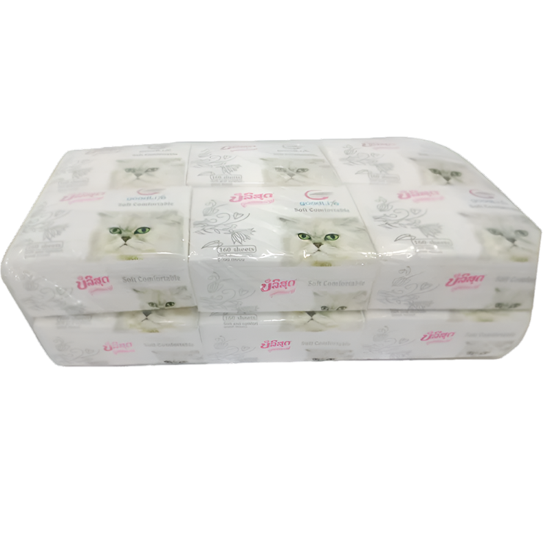 Bor li sout Pop Up Napkins 160Sheets Pack 12pcs