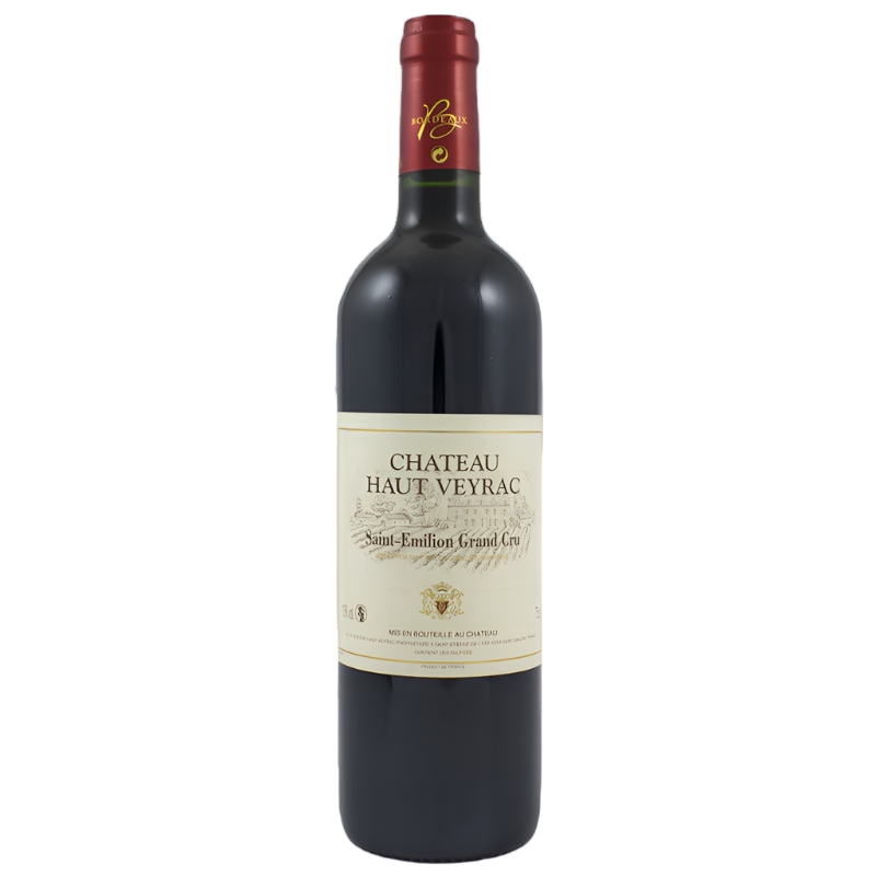 ວາຍ CHATEAU HAUT VEYRAC, SAINT EMILION GRAND CRU 750 ມລ