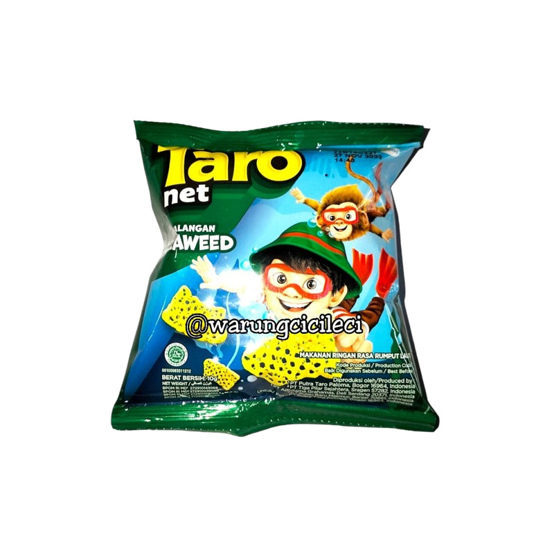 CHIKI TARO NET Seaweed Flavor 8g | Light & Tasty Snack!