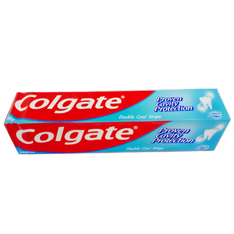 Colgate Double Cool Stripe Proven Cavity Protection Toothpaste Size 140g