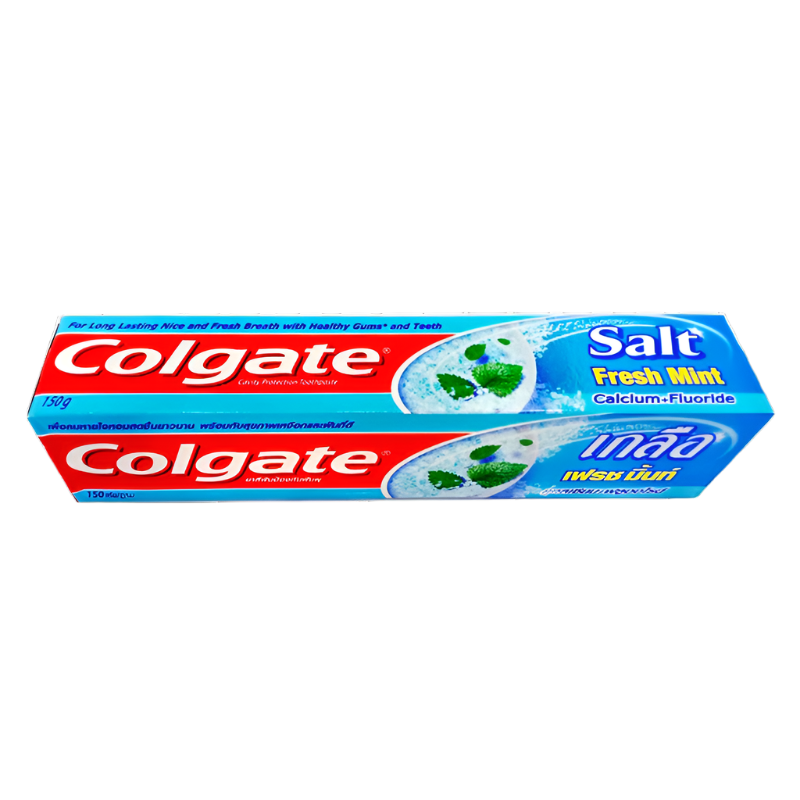 Colgate Salt Fresh Mint Calcium + Fluoride Cavity Protection Toothpaste Size 150g