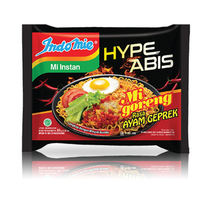 Indomie Mi Goreng Hype Abis Ayam Geprek Spicy Crushed Crispy Fried Chicken Flavour Instant85g