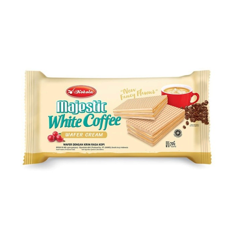 Kokola Wafer Majestic White Coffe 70g