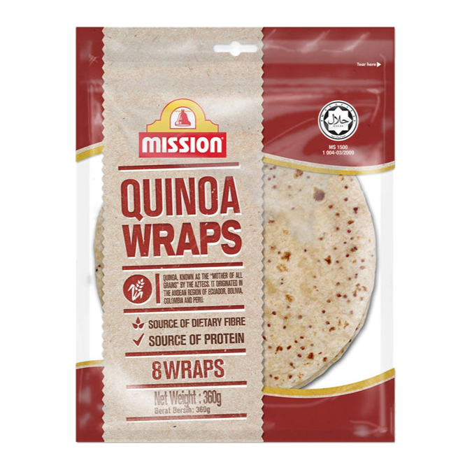 Mission Quinoa Wraps 360G