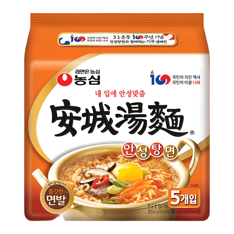 Nongshim Ansungtangmyun ຂະໜາດ 120g ບັນຈຸ 5pcs