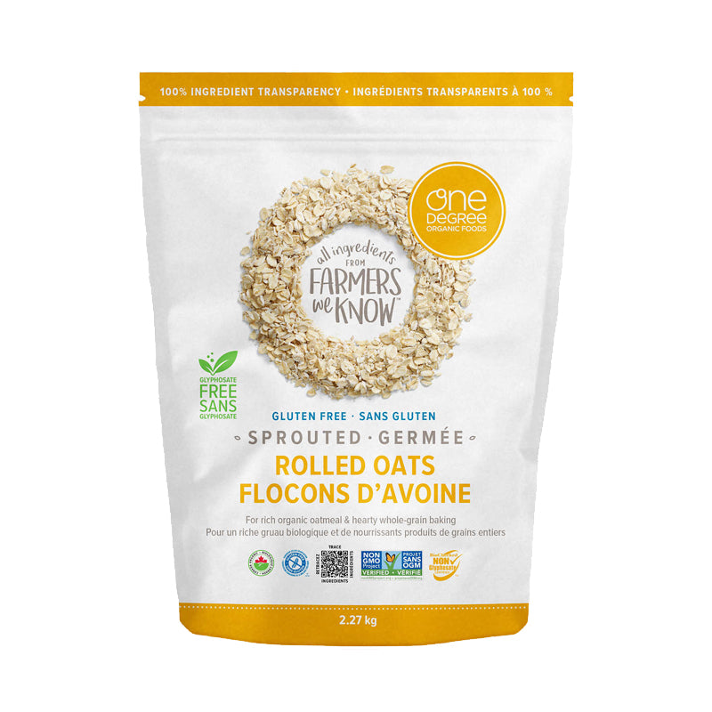Organic Sprouted Rolled Oats 2.27kg