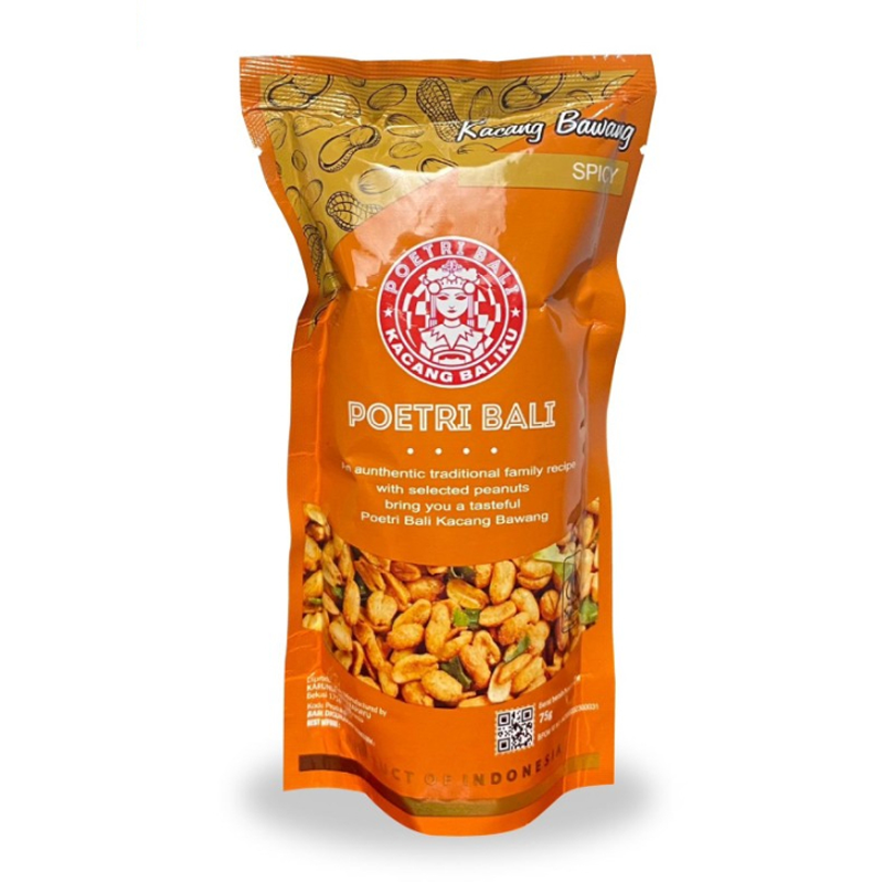 Poetri Bali crunchy peanut spicy flavor 75g