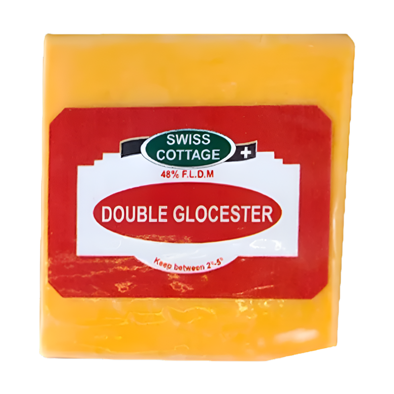 SWISS COTTAGE Double Glocester Cheese Portion 200g