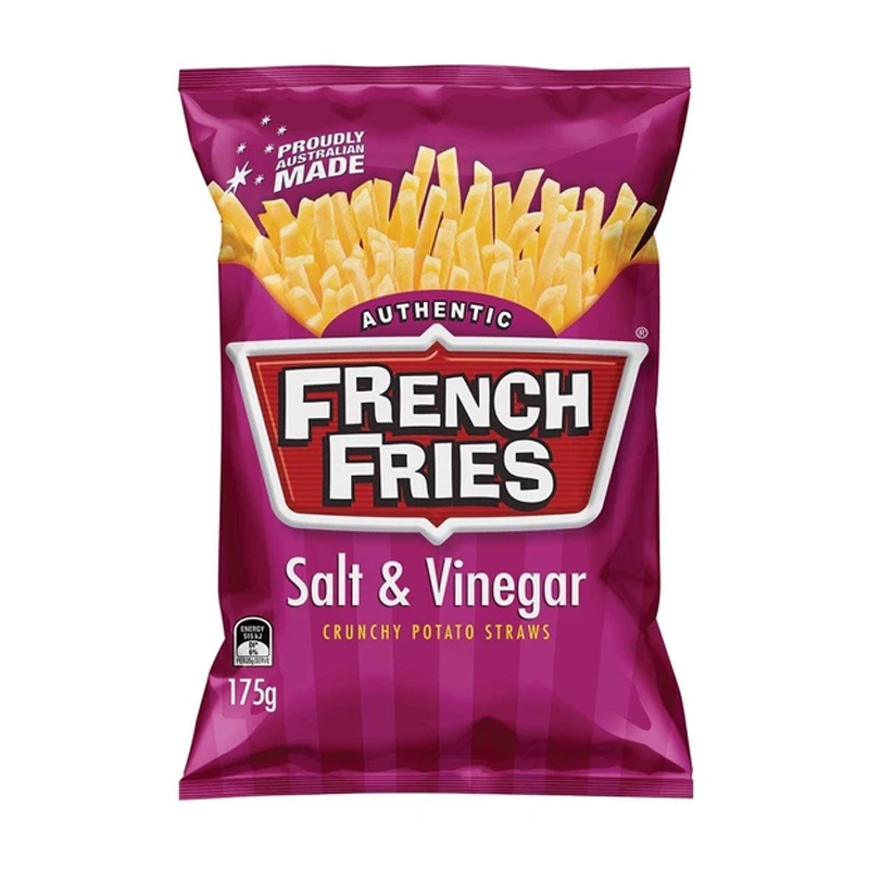 French Fries Potato Straws Salt & Vinegar 175g