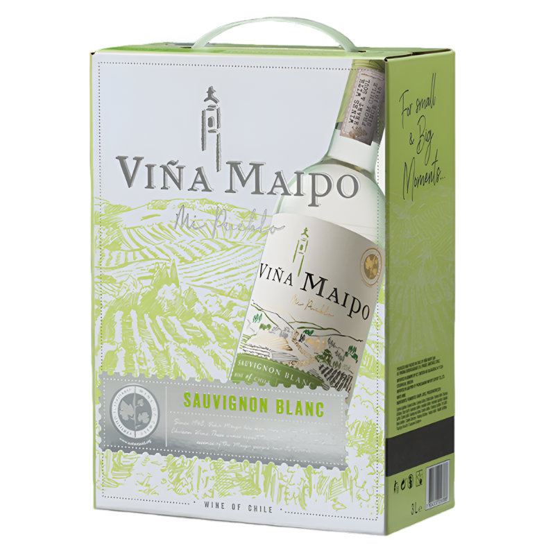 ວາຍ BIB VINA MAIPO SAUVIGNON BLANC, Chile 3L