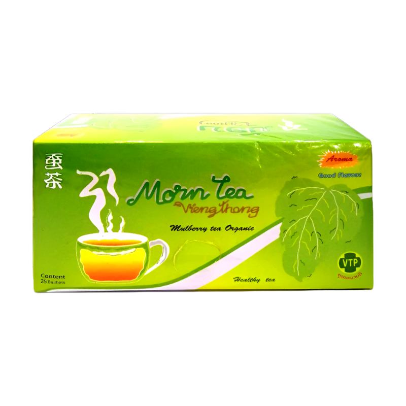 Vieng Thong Morn Tea Mullerry Tea Organic Aroma Good Flavour pack of 25 Sachets