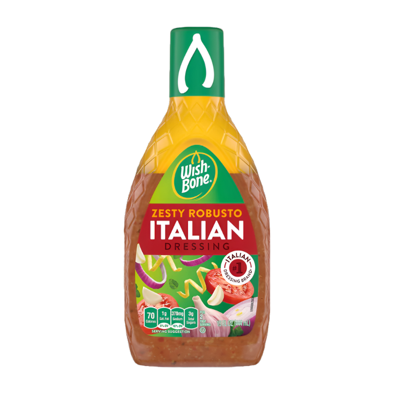 Wish Bone Zesty Robusto Italian Dressing 444ml