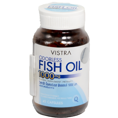 Vistra Odorless Fish Oil 1000mg 45 Capsules