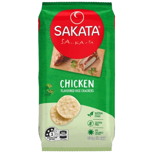 Sakata Rice Crackers Chicken 90g