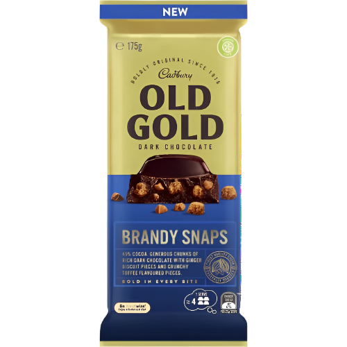 Cadbury Block Old Gold Brandy Snaps 175g
