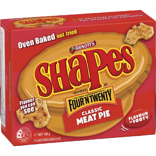 Arnott's Shapes Four N Twenty Classic Meat Pie 165g