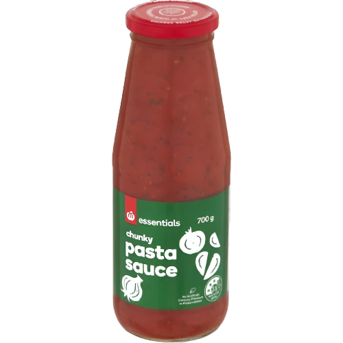 Woolworth Essentials Pasta Sauce Chunky 700g