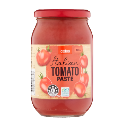 Coles Tomato Paste Italian 500g