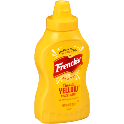 FRENCH YELLOW MUSTARD 8 OZ 226g