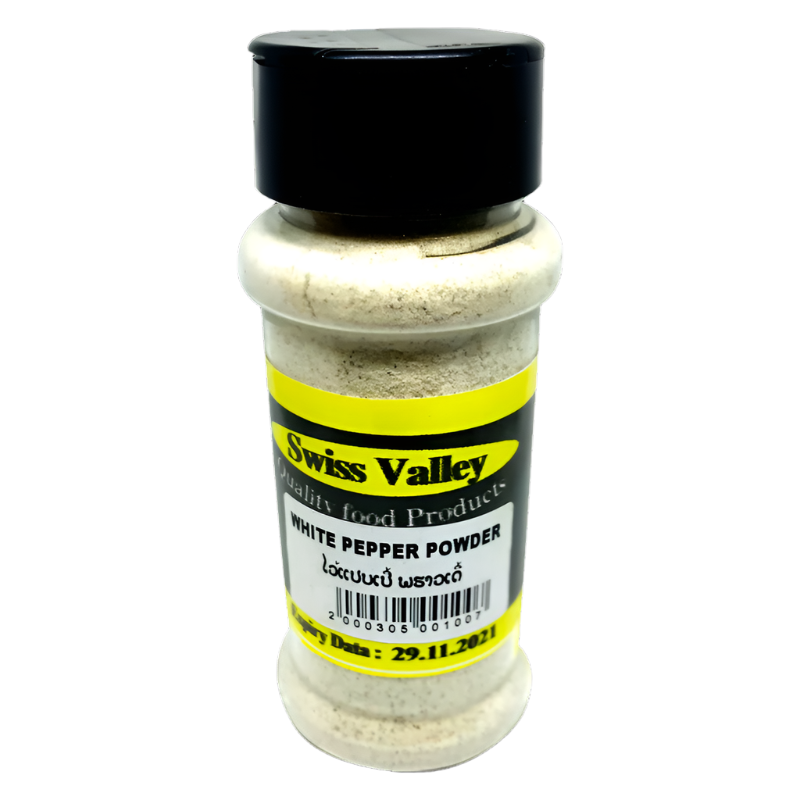 SWISS VALLEY WHITE PEPPER POWDER 50GM