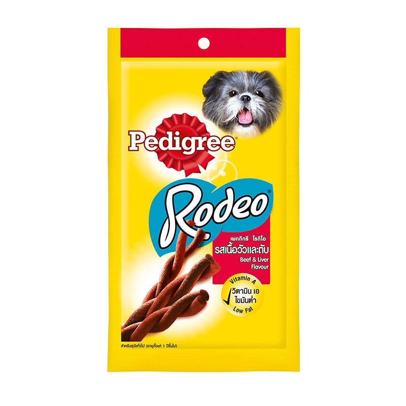 Pedigree Rodeo Beef and Liver Dog Treats (90g)
