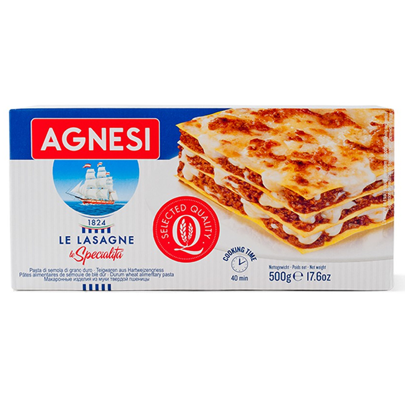 Agnesi Instant Lasagna 500G
