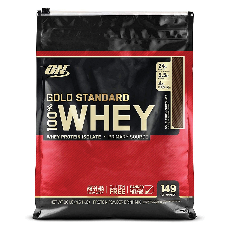 Whey Gold Standard Vanila Ice Cream NET WT 10LB (4.54KG) 149 SERVINGS