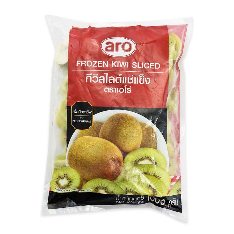 Aro Frozen Kiwi Sliced 1000 ກໍາ