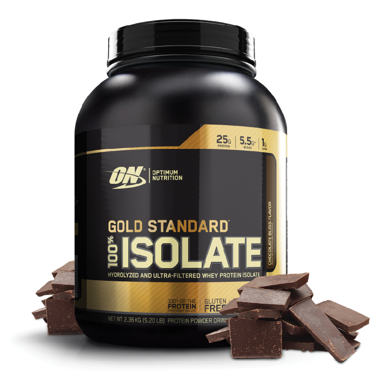 Whey Gold Standard Isolate 100% Chocolate Bliss NET WT 5.20LB (2.36KG)