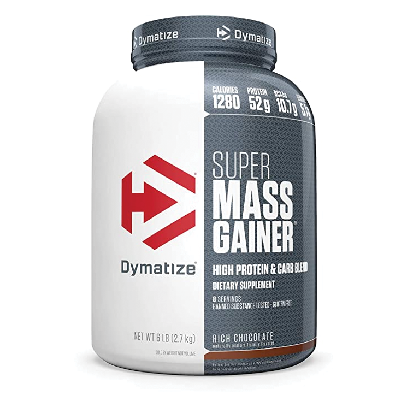Dymatize SUPER MASS GAINER Rich Chocolate NET WT 6LB (2.7KG)