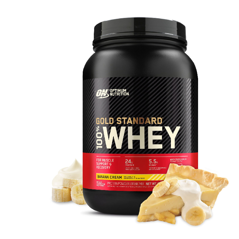 Whey Gold Standard Banana Cream NET WT 907g (2lb) 29SERVING