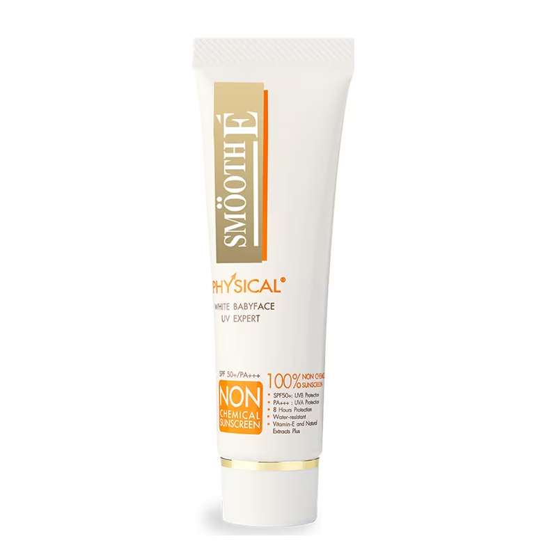 Smooth E Physical Sunscreen SPF52 Cream 15g