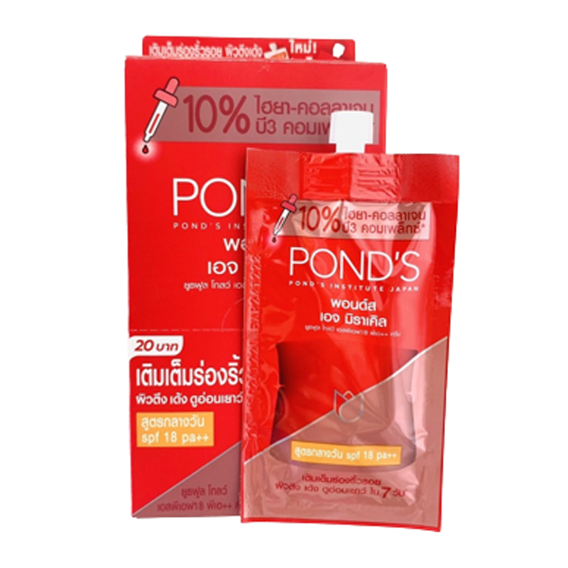 PONDS AGE MIRACLE CREAM SACHET SPF18 Size 7g