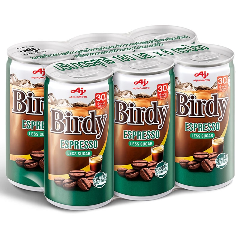 Birdy Espresso Ready to Drink Coffee Size 180ml x 6 cans
