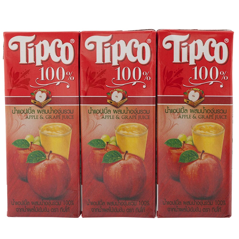 Tipco Apple juice 200mlx3pcs