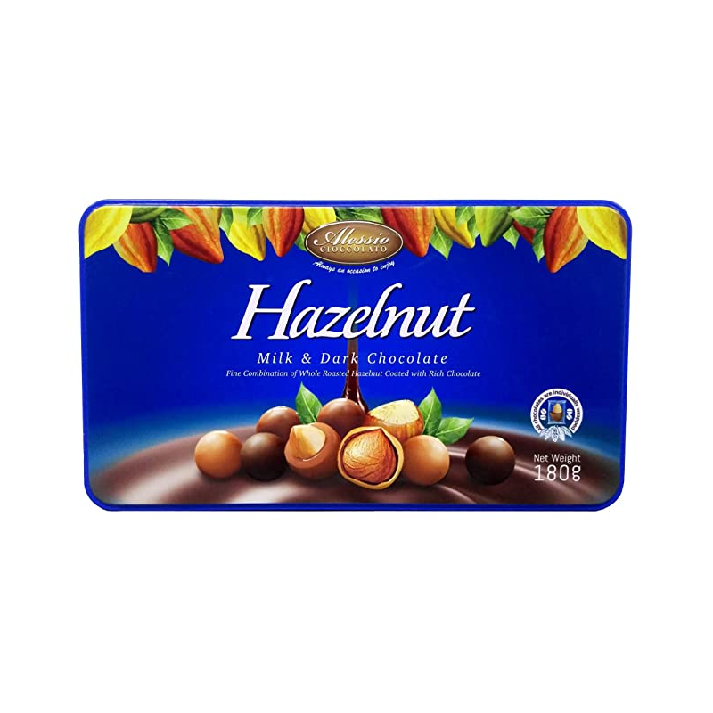 ຊອ໋ກໂກແລັດນົມ ALESSIO HAZELNUT MILK & DARK 180G