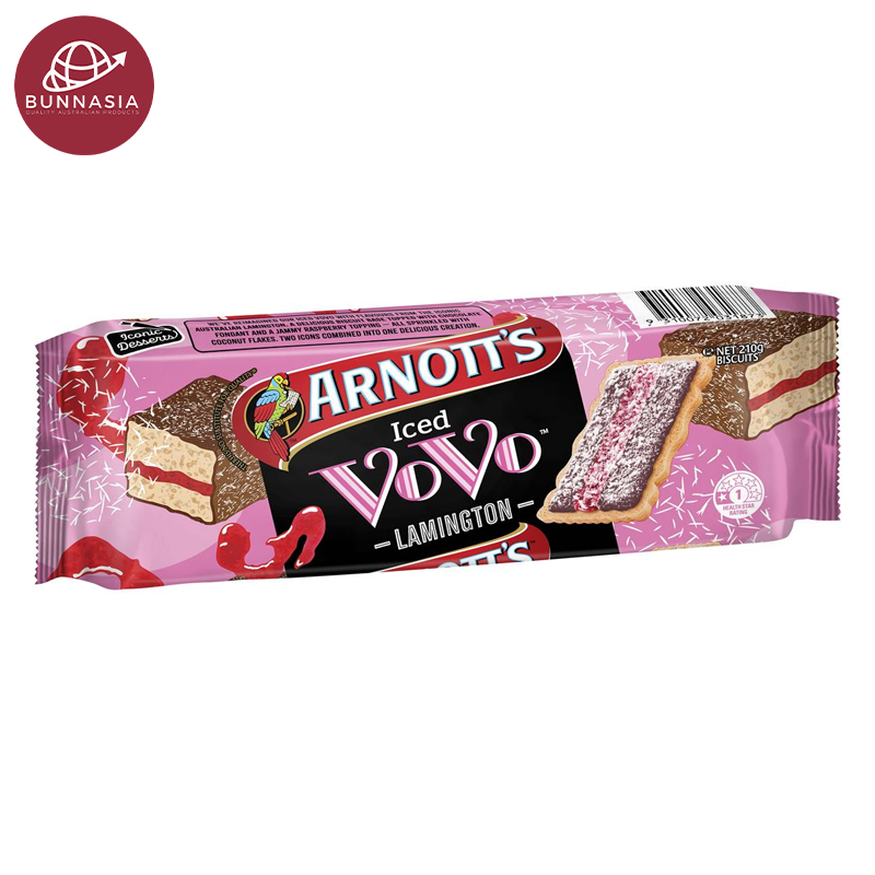 Arnott's Iced VoVo Lamington Biscuits  210g
