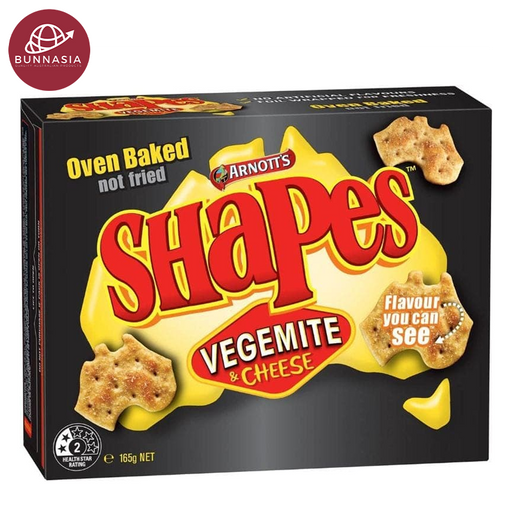 Arnott’s Shapes Vegemite & Cheese Flavour 165g