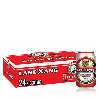Lanexang 330ml can per box of 24 cans