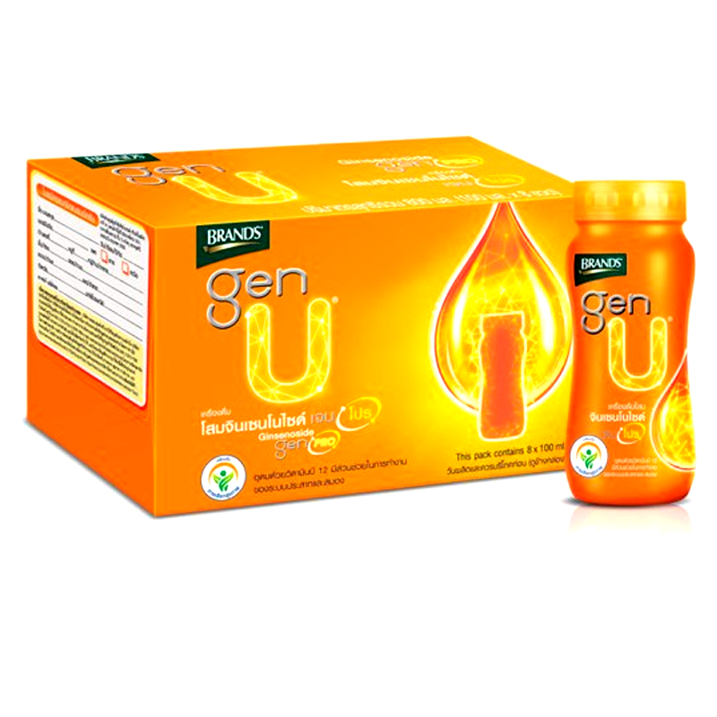 Brand's Gen U Ginsenoside Gen Pro 100ml Pack Of 8bottles