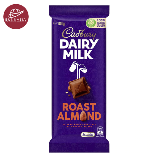 Cadbury Dairy Milk Chocolate Block Roast Almond 180g