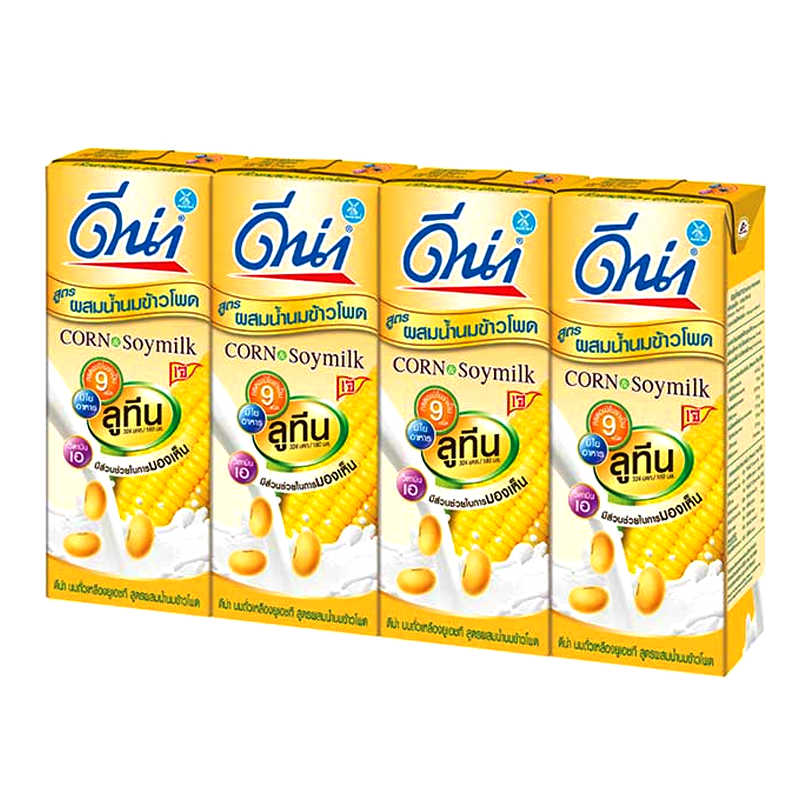 DNA UHT Soy Milk Formula With Corn Milk Size 180ml pack of 4pcs