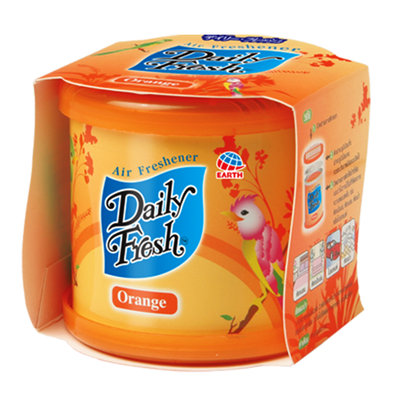 Daily Fresh Gel Air Freshener Smell Orange Size 70g