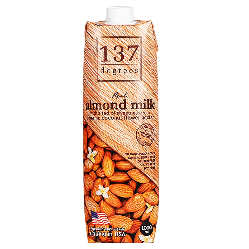 Degrees Red Almond Milk with a tad of Sweetness from Original coconut flower nectar Size 1L