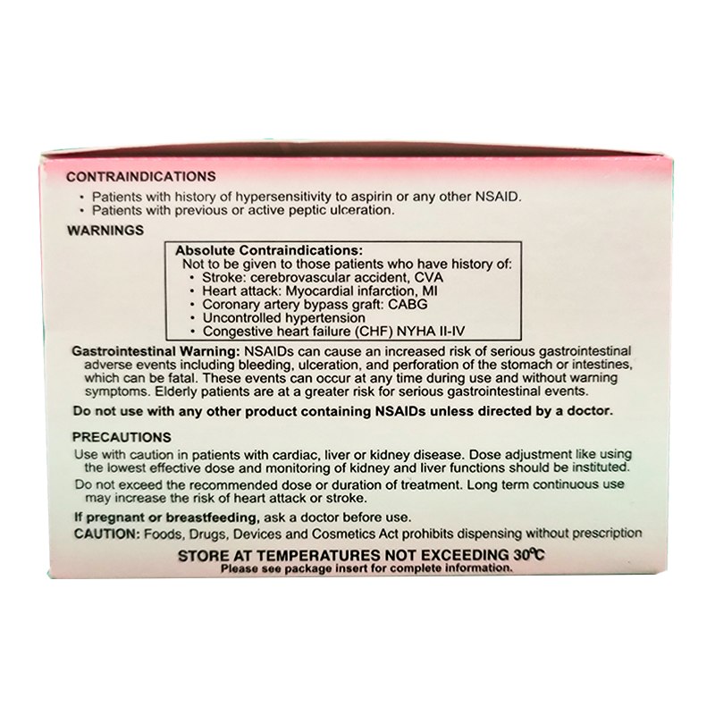 Dolfenal Mefenamic Acid Non-Steroidal Anti-Inflammatory Drug boxes of 100 tablets