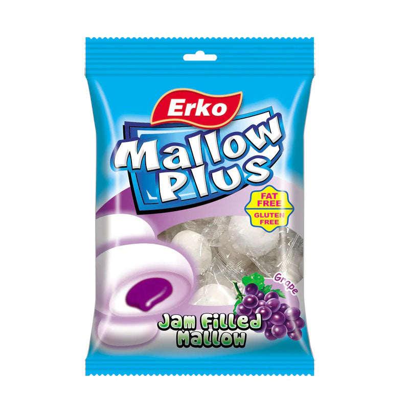 ERKO JAM FILLED MALLOW GRAPE 100g